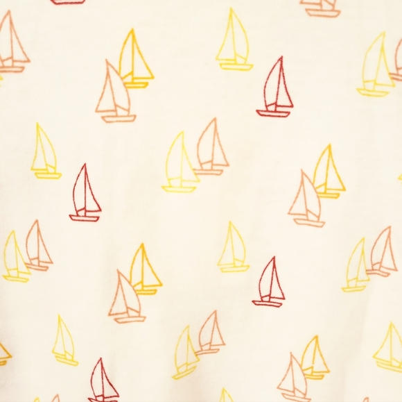 Vintage 80's Jeana Sailboat Collared T Shirt S NWT - Picture 6 of 7